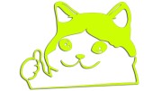 naklejka-smutny-kot-z-kciukiem-zolta-neon.jpg
