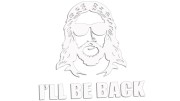naklejka-jezus-i'll-be-back-biala.jpg