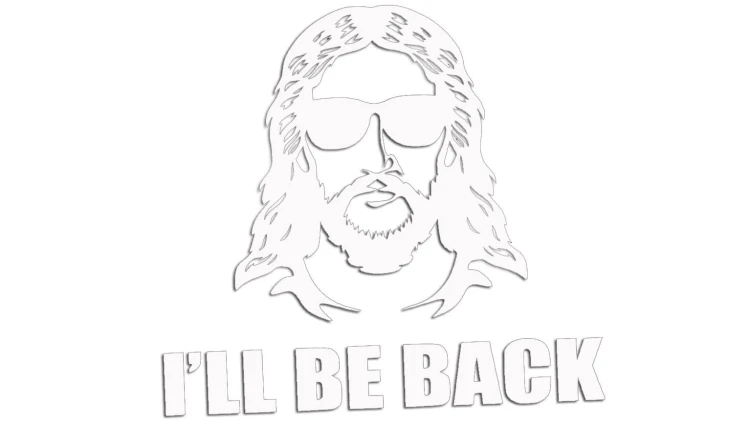 naklejka-jezus-i'll-be-back-biala.jpg