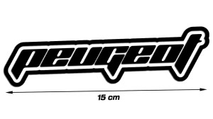 NAPIS PEUGEOT #2 - 15 cm