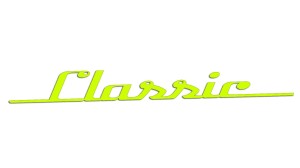 Naklejka CLASSIC #2 - kolory neonowe