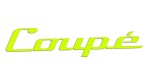 Naklejka COUPE - kolory neonowe