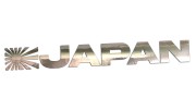 Naklejka na auto JAPAN Rising Sun - styl JDM dla Honda Toyota Nissan - chrom