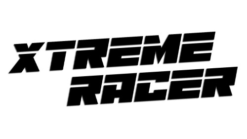 Naklejka na auto lub motor Xtreme Racer - sportowy tuning wyścigowy - czarna