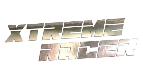 Naklejka na auto Xtreme Racer - sportowy tuning wyścigowy - chrom