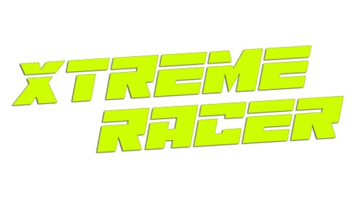 Naklejka na auto lub motor Xtreme Racer - sportowy tuning wyścigowy - neon