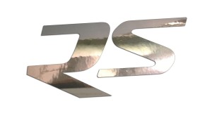 Naklejka RS - kolory - chrom