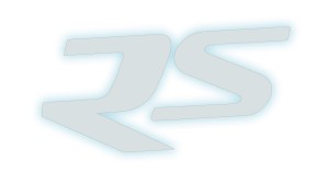 Naklejka RS - kolory odblaskowe