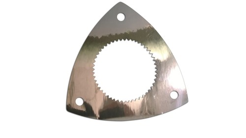 Naklejka na auto Rotor silnika Wankla - symbol Mazda RX-7 RX-8 - chrom