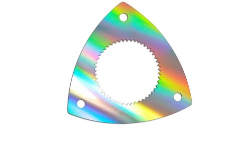 Naklejka na auto Rotor silnika Wankla - symbol Mazda RX-7 RX-8 - holograficzna