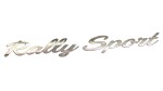 Naklejka RALLY SPORT - kolory - chrom
