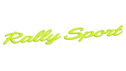 Naklejka Rally Sport - styl rajdowy wyścigowy - neon