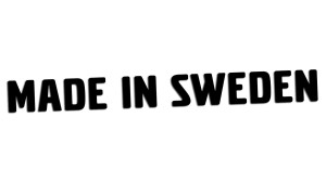 Naklejka MADE IN SWEDEN do Saab Scania Volvo - kolory - połysk/mat