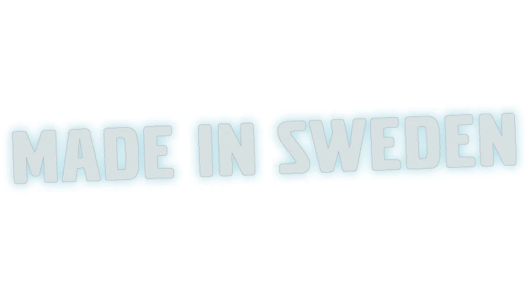 Naklejka na auto MADE IN SWEDEN - pasuje do Volvo Saab Scania - odblaskowa
