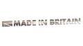 Naklejka MADE IN BRITAIN - pasuje do Land Rover Jaguar Mini Triumph - chrom