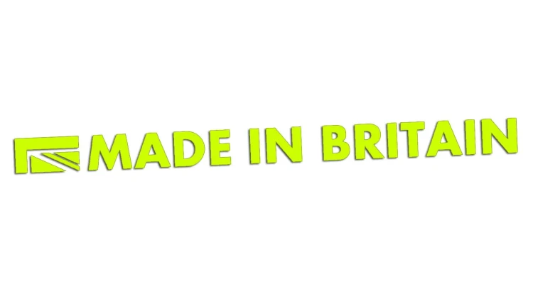 Naklejka MADE IN BRITAIN - pasuje do Land Rover Jaguar Mini Triumph - neonowa