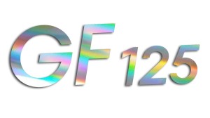 Naklejka GF125 - GF 125 - holograficzna