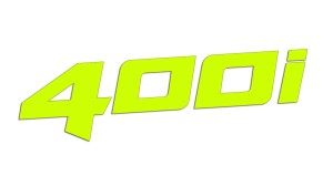 Naklejka 400i - 400 i - kolory neonowe