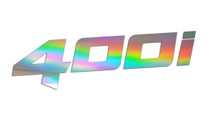 Naklejka 400i - 400 i - holograficzna
