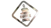 Naklejka dekoracyjna Coffee Zone - motyw kawy do kuchni i biura - chrom