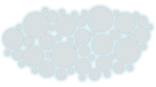 Naklejki kropki koła zestaw mix rozmiarów - każda kropka osobno - grochy na auto i ściany - odblaskowe