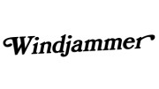 naklejka napis windjammer czarna