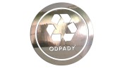 Naklejka ODPADY - segregacja odpadów chrom