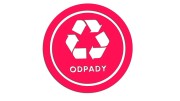 Naklejka ODPADY - segregacja odpadów różowy neon