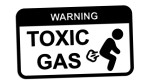 WARNING - TOXIC GAS - kolory - połysk/mat