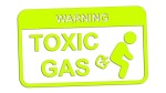 WARNING - TOXIC GAS - kolory neonowe