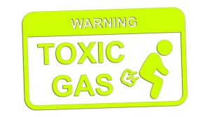 WARNING - TOXIC GAS - kolory neonowe