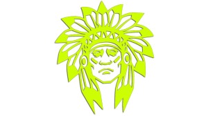 INDIANIN - APACZ #2 - kolory neonowe