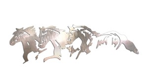 TRZY KONIE - KOŃ - OGIER - RUMAK - kolory - chrom