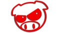 naklejka subaru pig zla czerwona neon.jpg