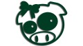 naklejka subaru pig girl ciemny zielony.jpg