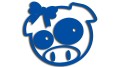 naklejka subaru pig girl niebieska.jpg