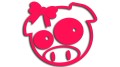 naklejka subaru pig girl rozowa neon.jpg
