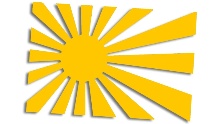 naklejka flaga japonia zolta.jpg