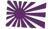 naklejka flaga japonia fioletowa.jpg