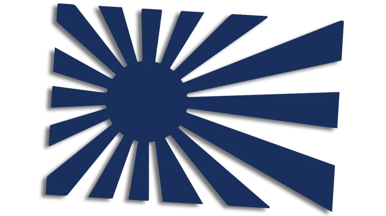 naklejka flaga japonia granatowa.jpg