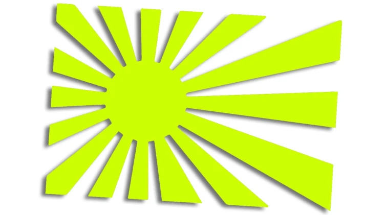 naklejka flaga japonia zolta neon.jpg