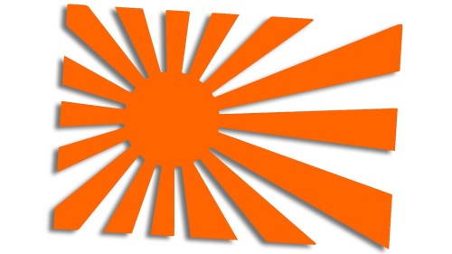 naklejka flaga japonia pomaranczowa neon.jpg