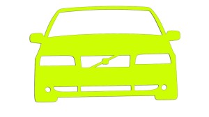 VOLVO 850 PRZÓD FRONT - kolory neonowe