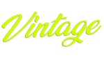 NAPIS VINTAGE - kolory neonowe