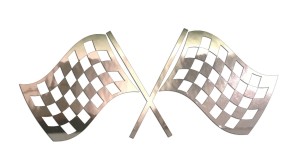 FLAGI WYŚCIGOWE - SZACHOWNICA - kolory - chrom