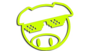 Subaru pig / świnia JDM - thug life - kolory neonowe