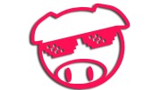 Naklejka SUBARU PIG - thug life Świnka - Rajdowa JDM różowy neon