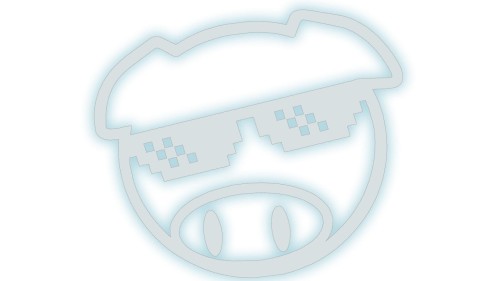 Naklejka SUBARU PIG - thug life Świnka - Rajdowa JDM odblaskowa