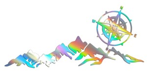 GÓRY I RÓŻA WIATRÓW - KOMPAS - holograficzna