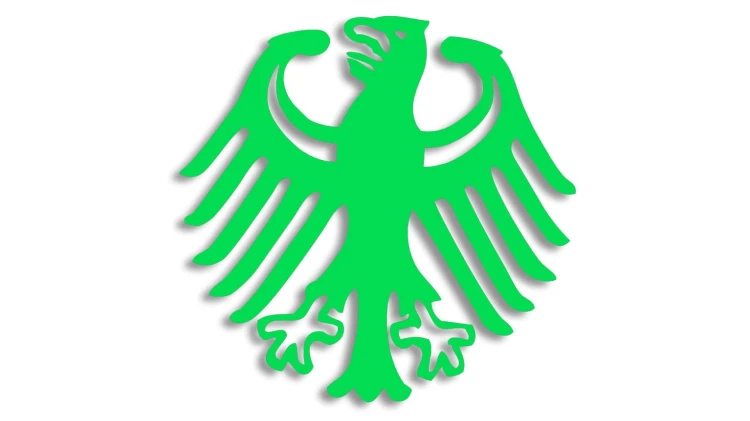 naklejka herb niemiec godlo zielona neon.jpg